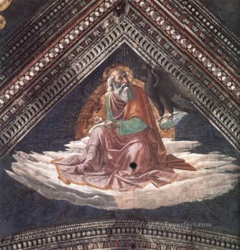 San Juan Evangelista Renacimiento Florencia Domenico Ghirlandaio Pinturas al óleo